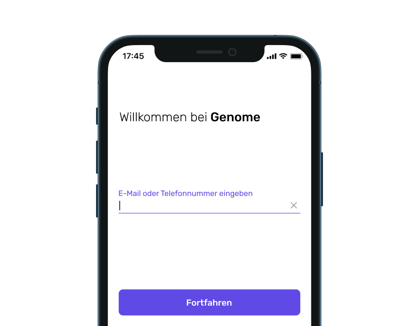 melden Sie sich bei Genome