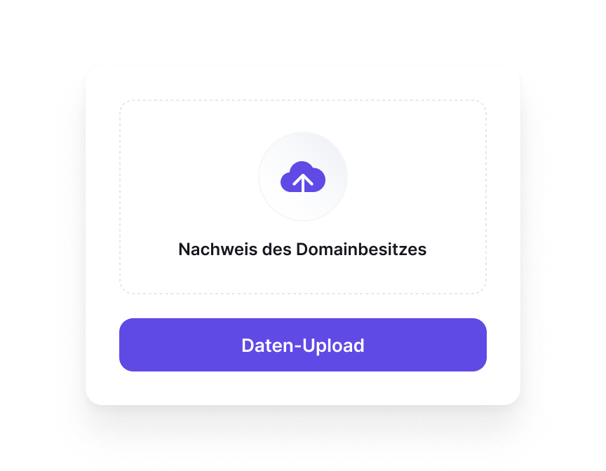 Geben Sie Daten über Ihr Unternehmen