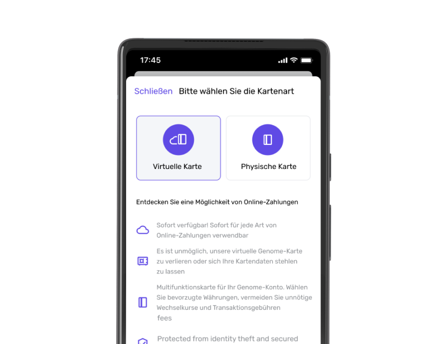 Loggen Sie sich bei Genome ein 