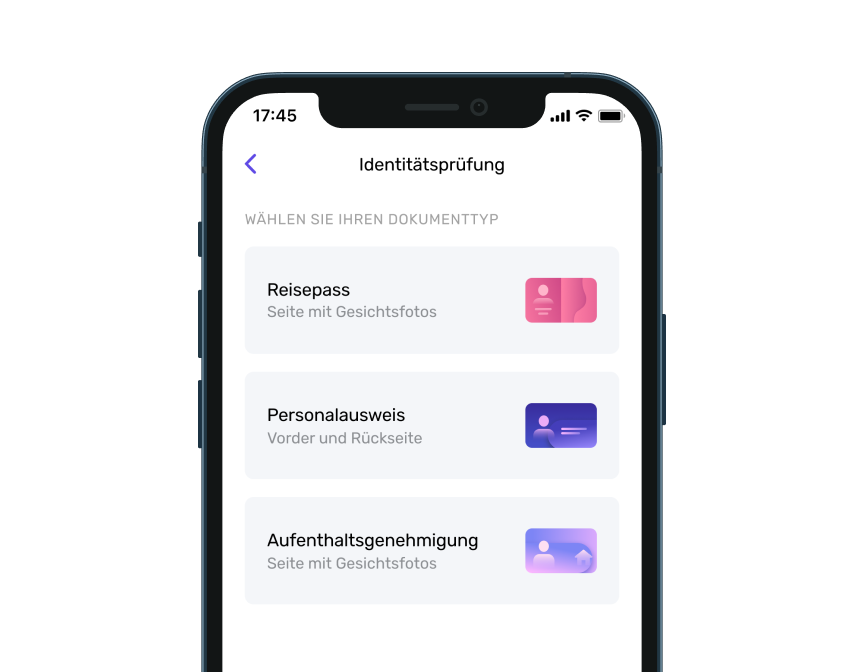 Schließen Sie den Verifizierungsvorgang ab