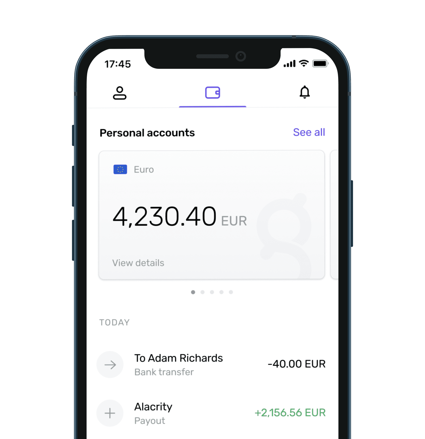 Start a personal wallet at Genome
