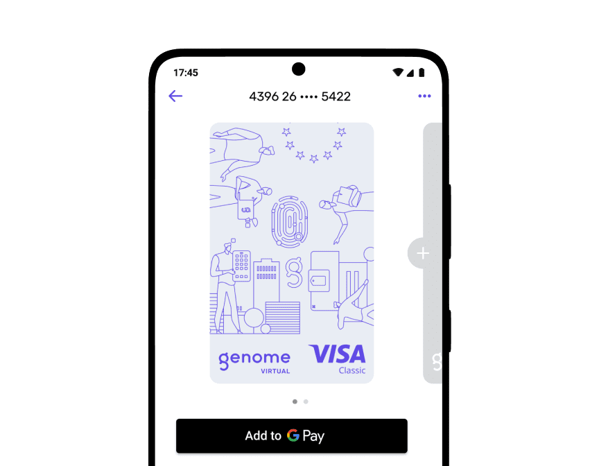 Log into Genome and go straight to the “Cards” menu