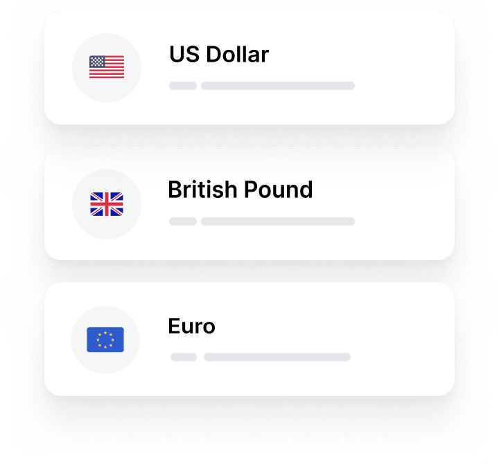Multi-currency account