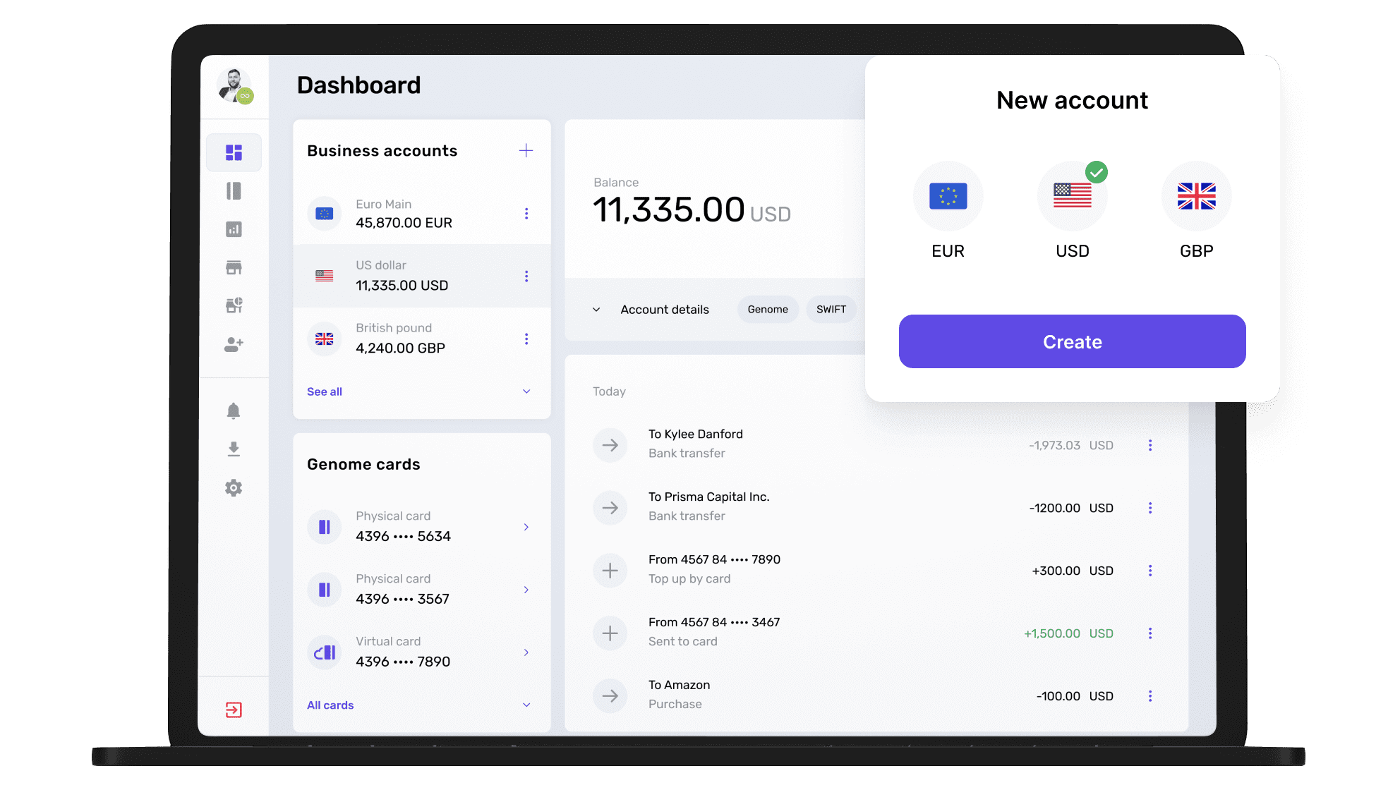 Genome Eröffnen Sie online ein Geschäftskonto
