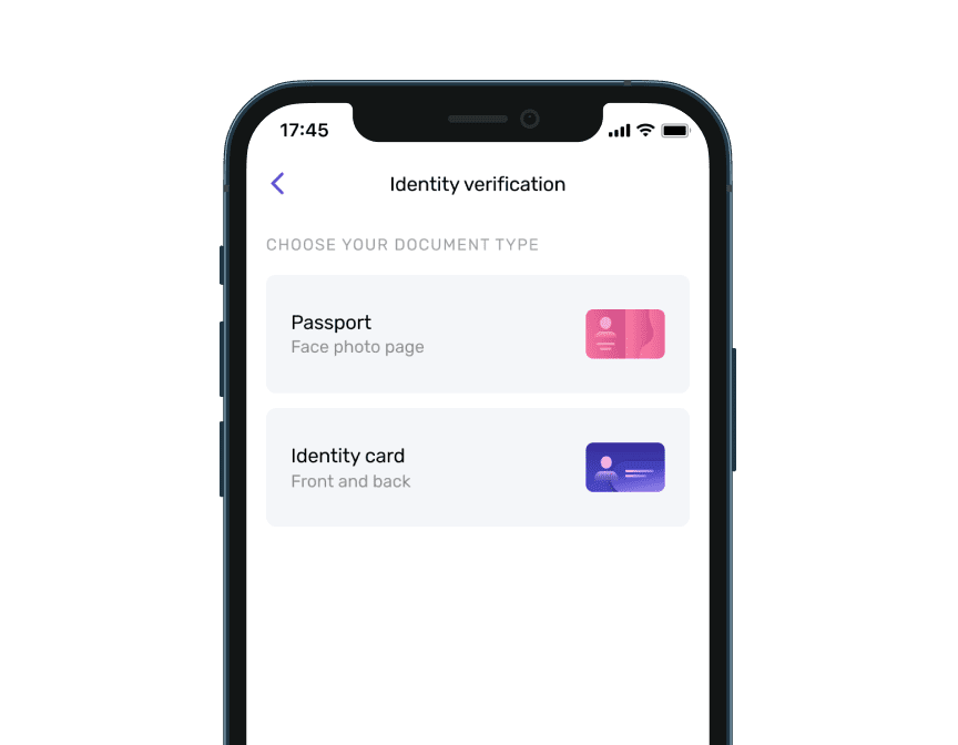 verification for personal or business wallets
