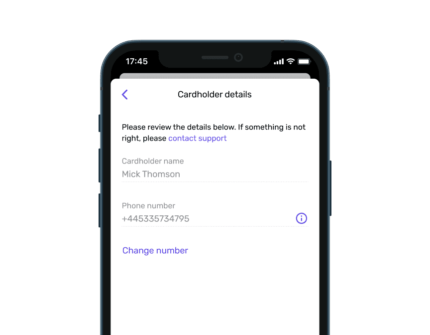 Complete the verification