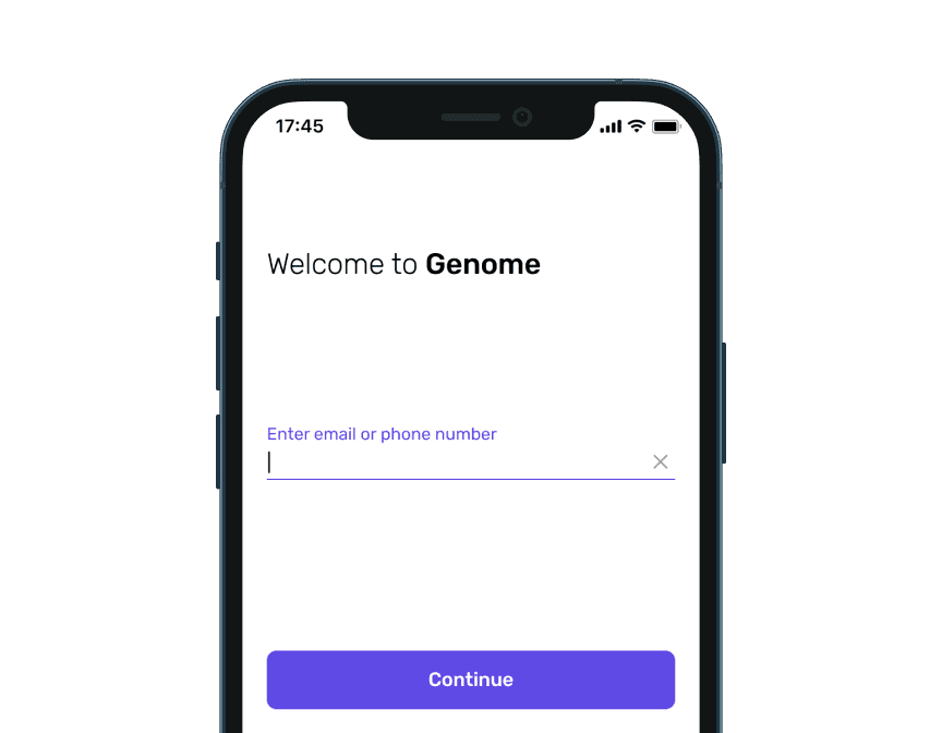 Genome sign up