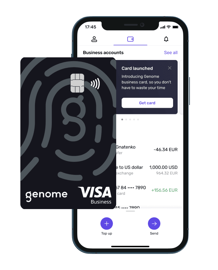 Try Visa corporate card