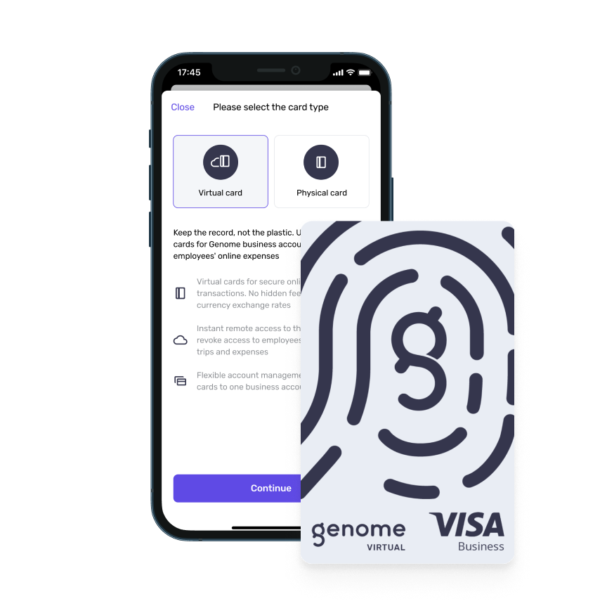 Add virtual corporate card for your business