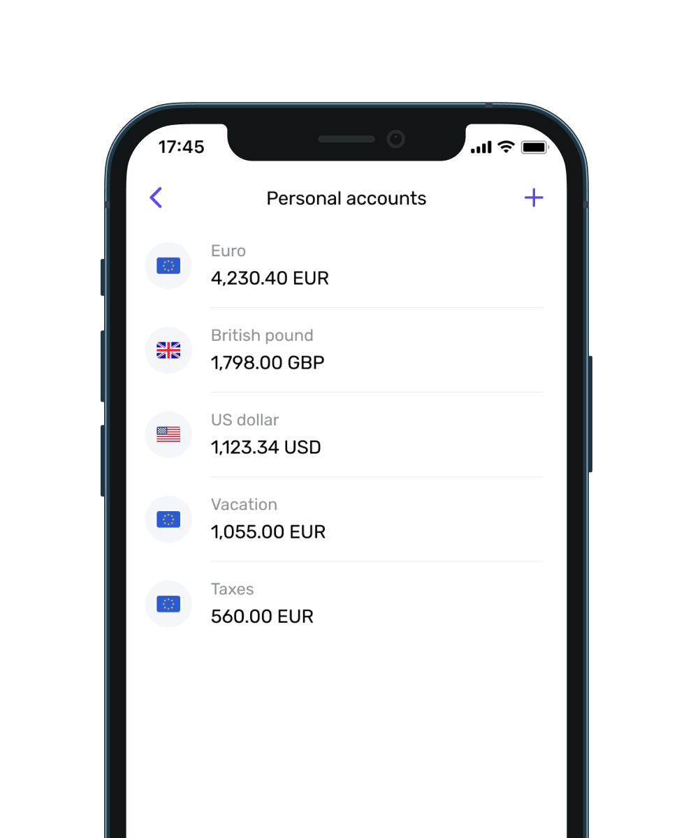 Genome multi-currency accounts