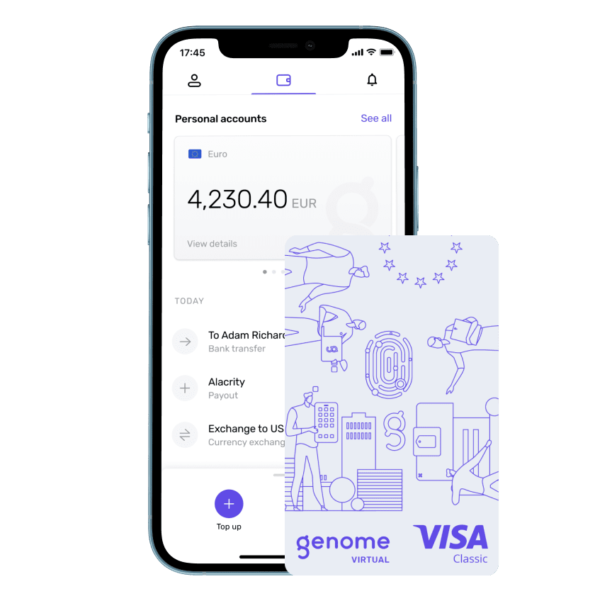 Keep money online with personal virtual cards