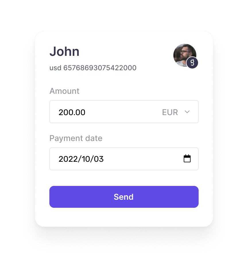 How to schedule payments within Genome