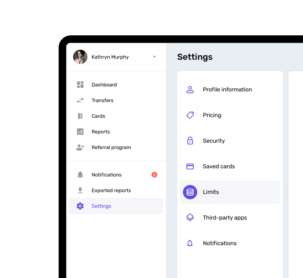 Look up your transfer limits anytime